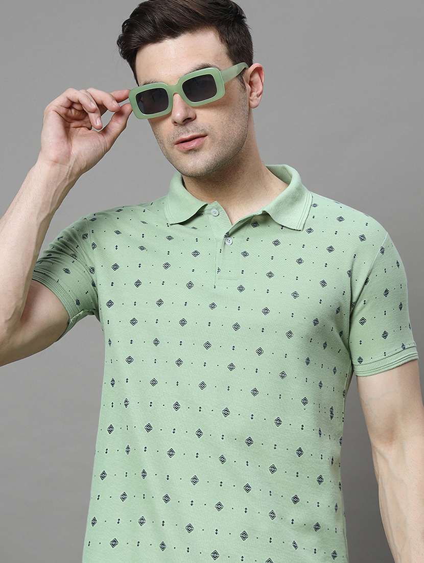 men printed polo t-shirt - 21128855 -  Standard Image - 3