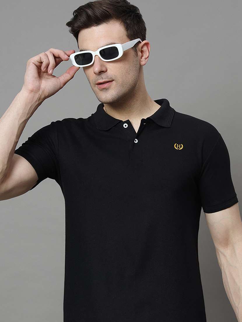 men solid polo t-shirt - 21128865 -  Standard Image - 3
