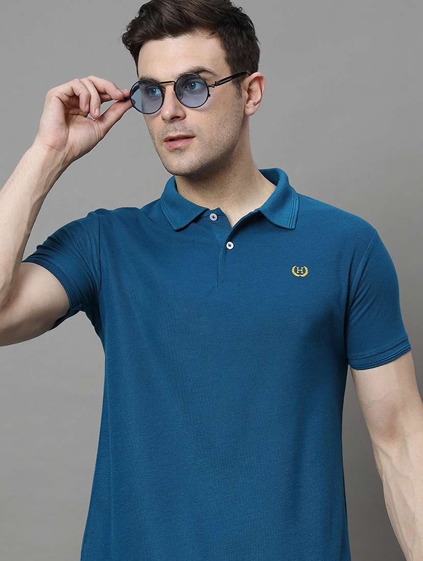 men solid polo t-shirt - 21128869 -  Standard Image - 3