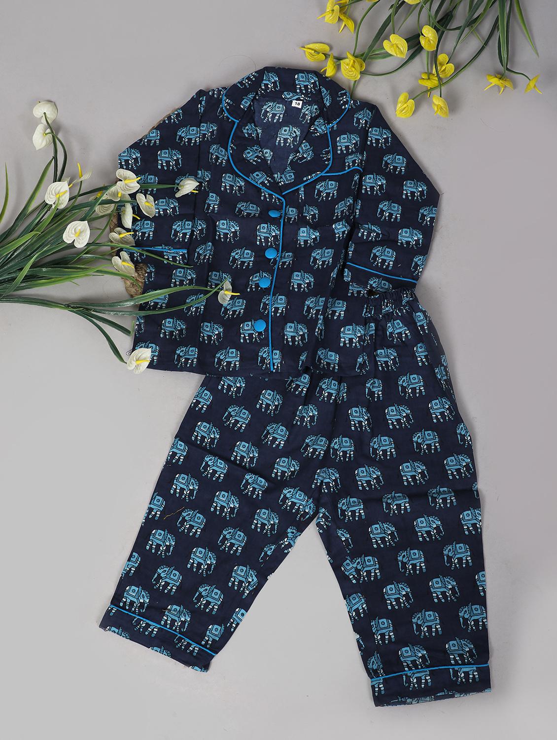 kids printed nightwear pyjama set - 21129954 - Zoom Image - 0