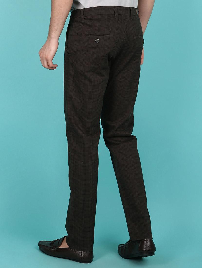 brown cotton casual trouser - 21130468 - Standard Image - 3
