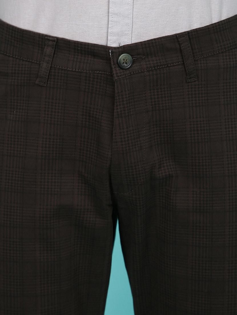 brown cotton casual trouser - 21130468 - Standard Image - 5