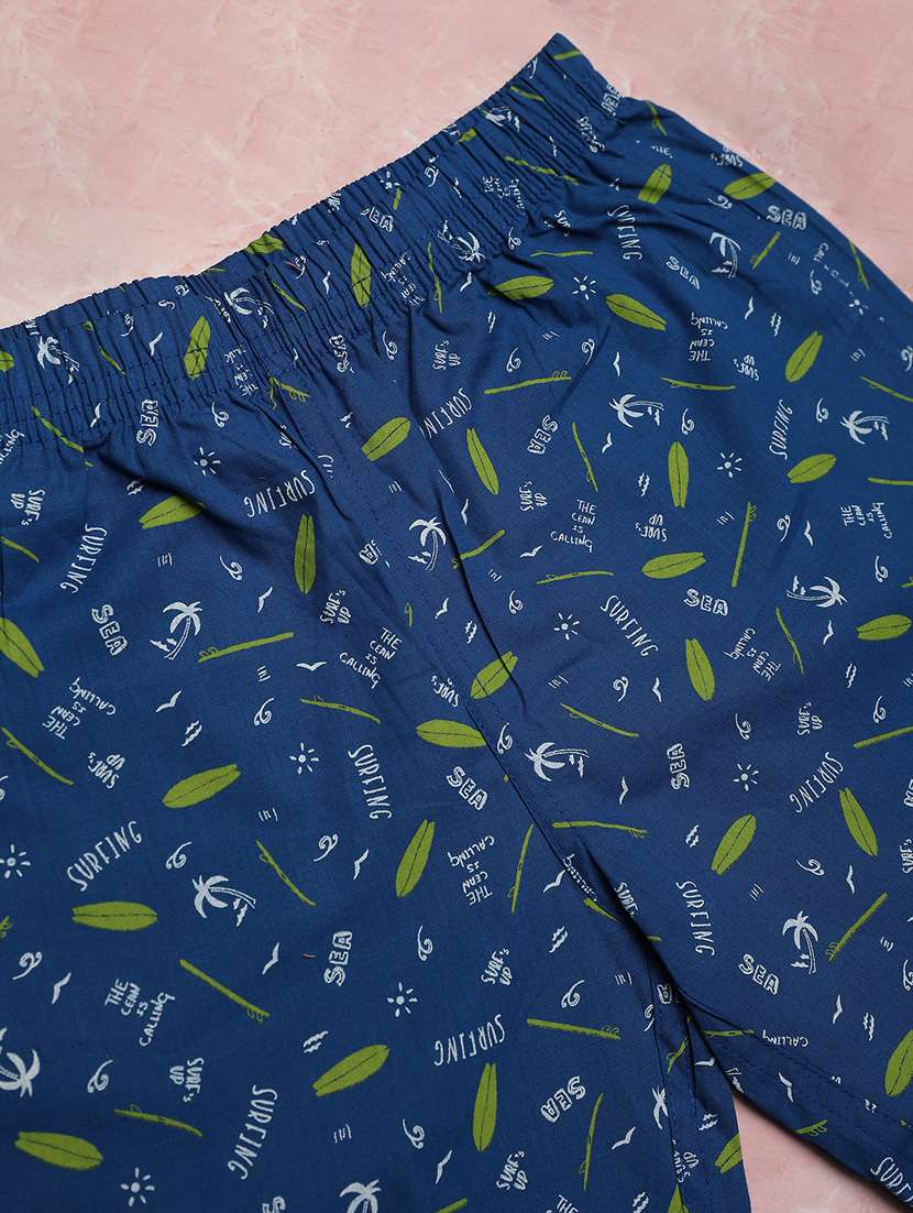 pack of 2 mid rise printed shorts - 21130493 -  Standard Image - 3