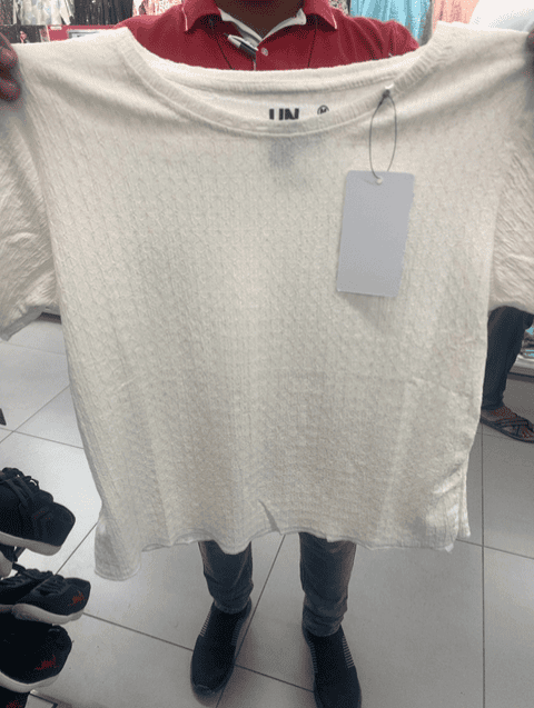 white poly cotton tshirt - 21130562 - Standard Image - 0