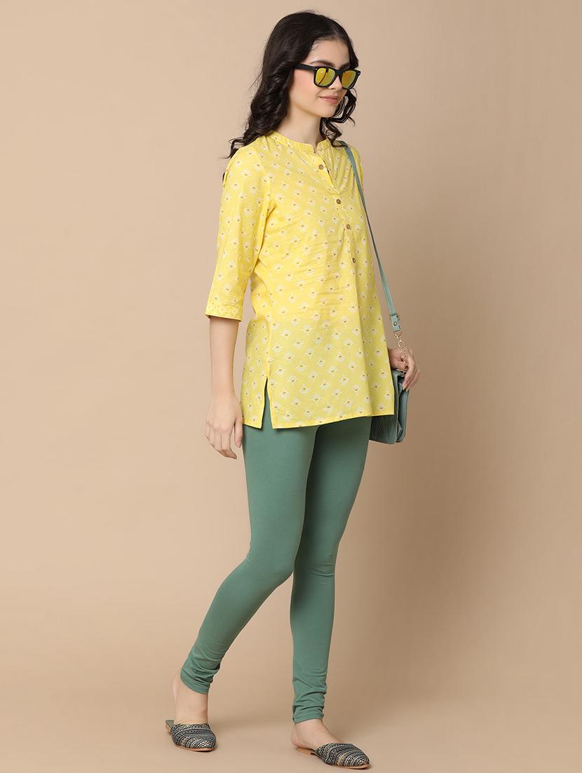 women three quarter sleeve straight kurta - 21131079 - Standard Image - 3