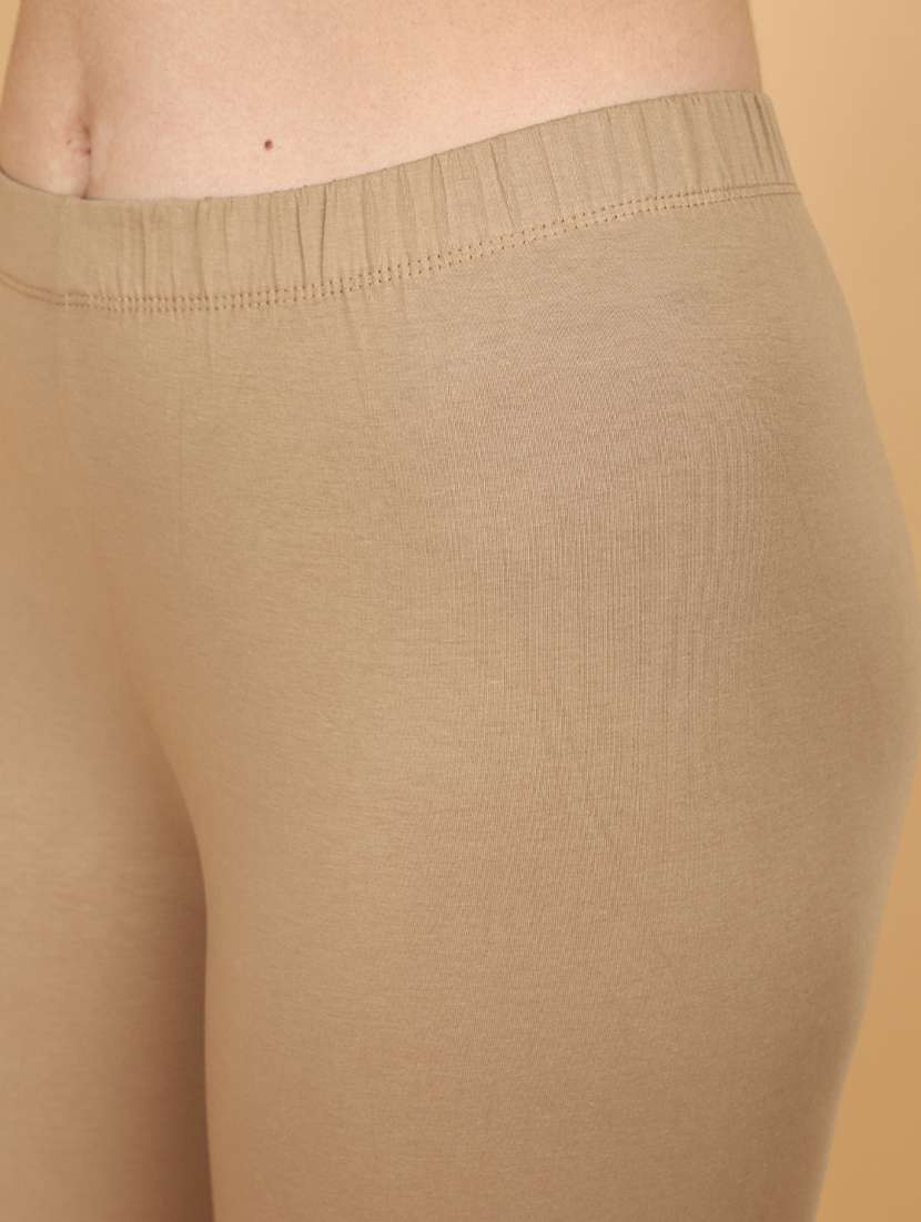 women solid mid rise legging - 21131083 -  Standard Image - 5