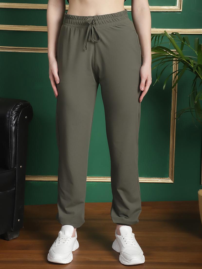 women solid mid rise relaxed fit jogger - 21131154 -  Zoom Image - 0