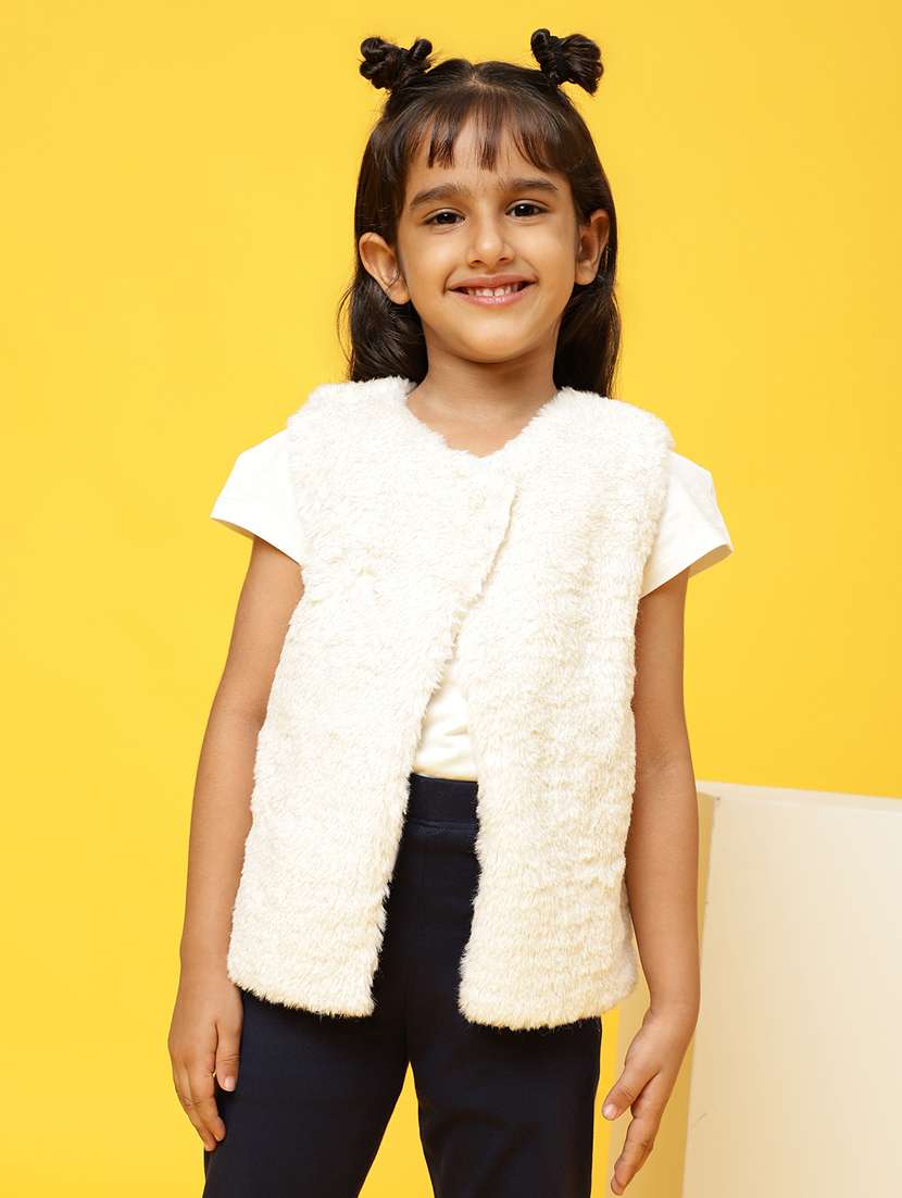 white solid regular shrug