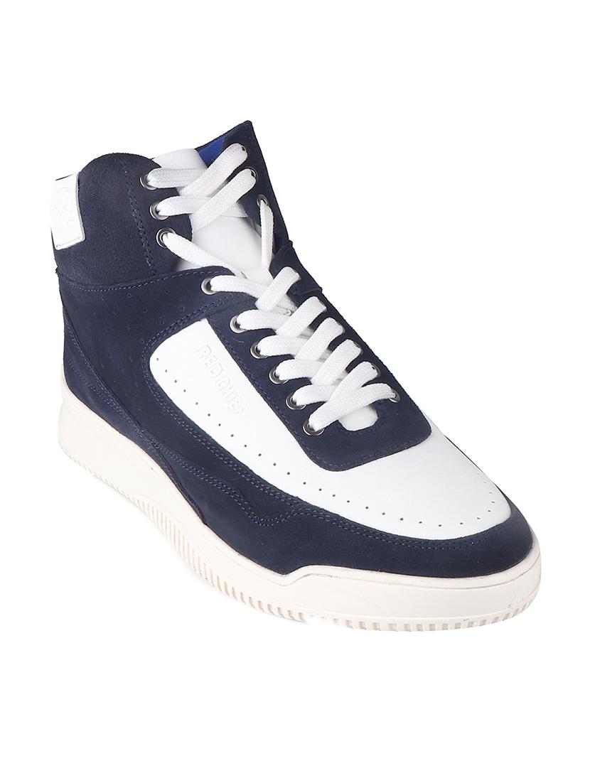 blue leather lace up sneakers - 21131438 -  Zoom Image - 0