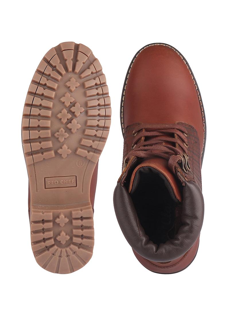 tan brown checked detailed hiking boots - 21131449 - Standard Image - 3