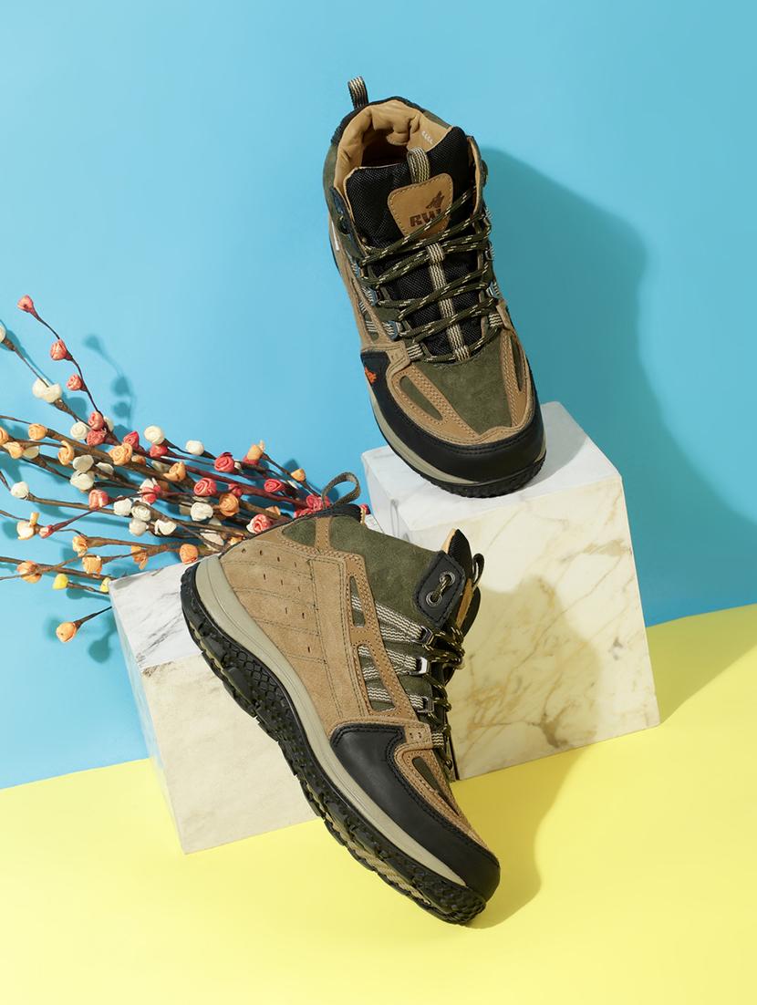 men color block lace up shoes - 21131464 - Zoom Image - 0
