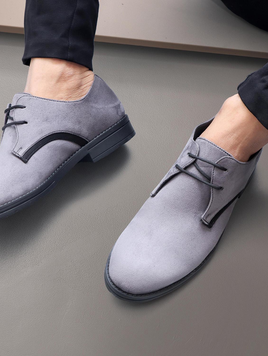grey lace up shoes - 21131679 - Standard Image - 3