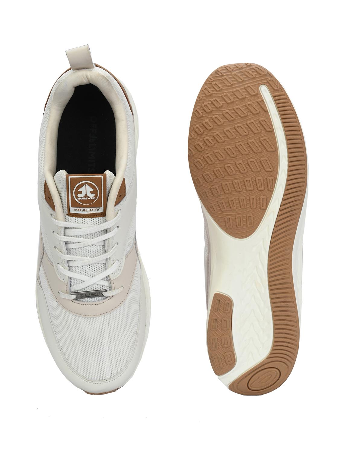 off white lace up sneaker - 21131952 - Standard Image - 3
