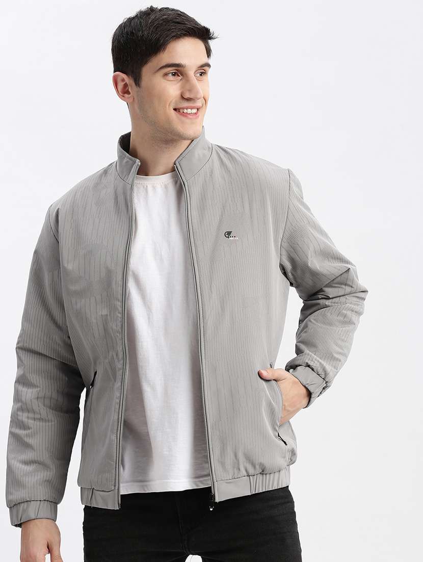 men long sleeve bomber jacket