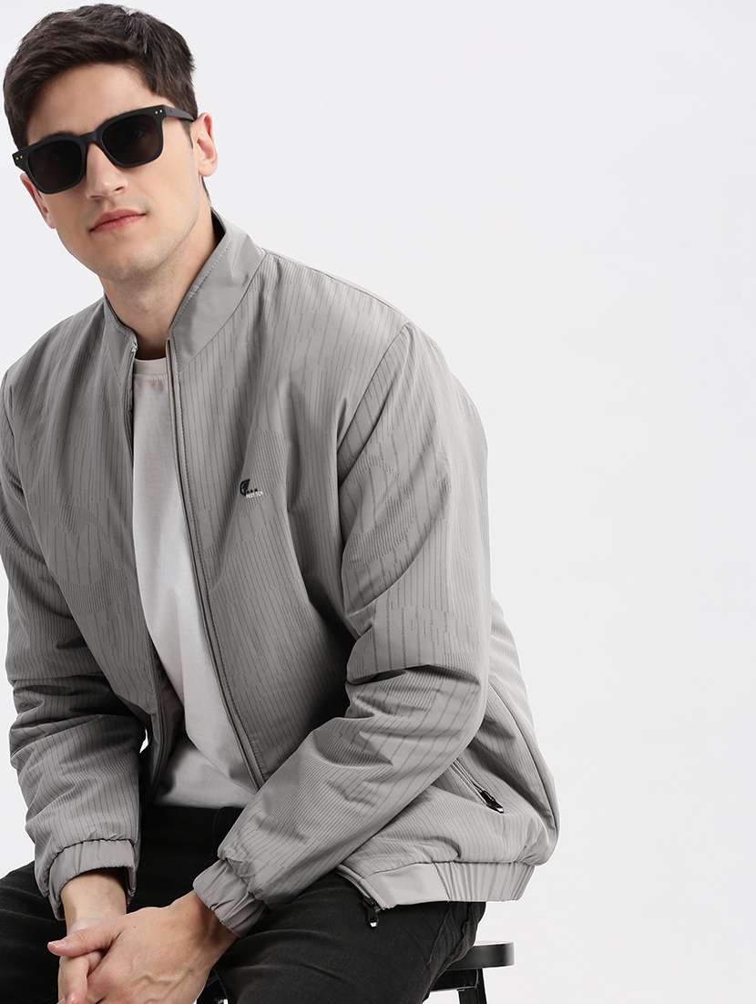 men long sleeve bomber jacket - 21132348 -  Standard Image - 5