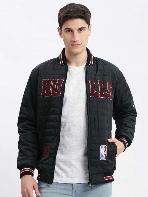 black nylon quilted & puffer jacket - 21132354 -  Standard Image - 0