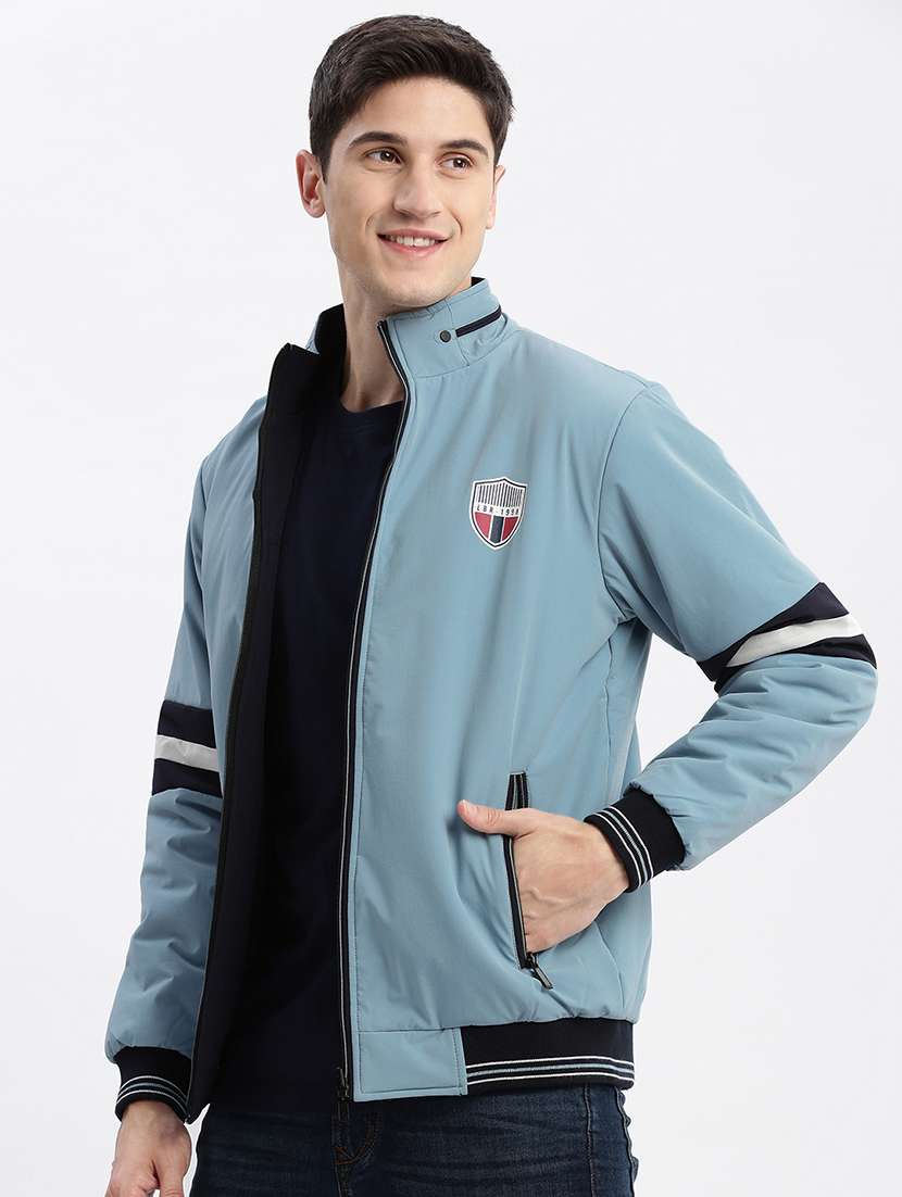 men long sleeve reversible bomber jacket - 21132358 -  Standard Image - 3