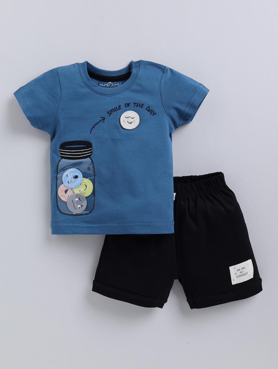 kids printed shorts set - 21132390 - Zoom Image - 0