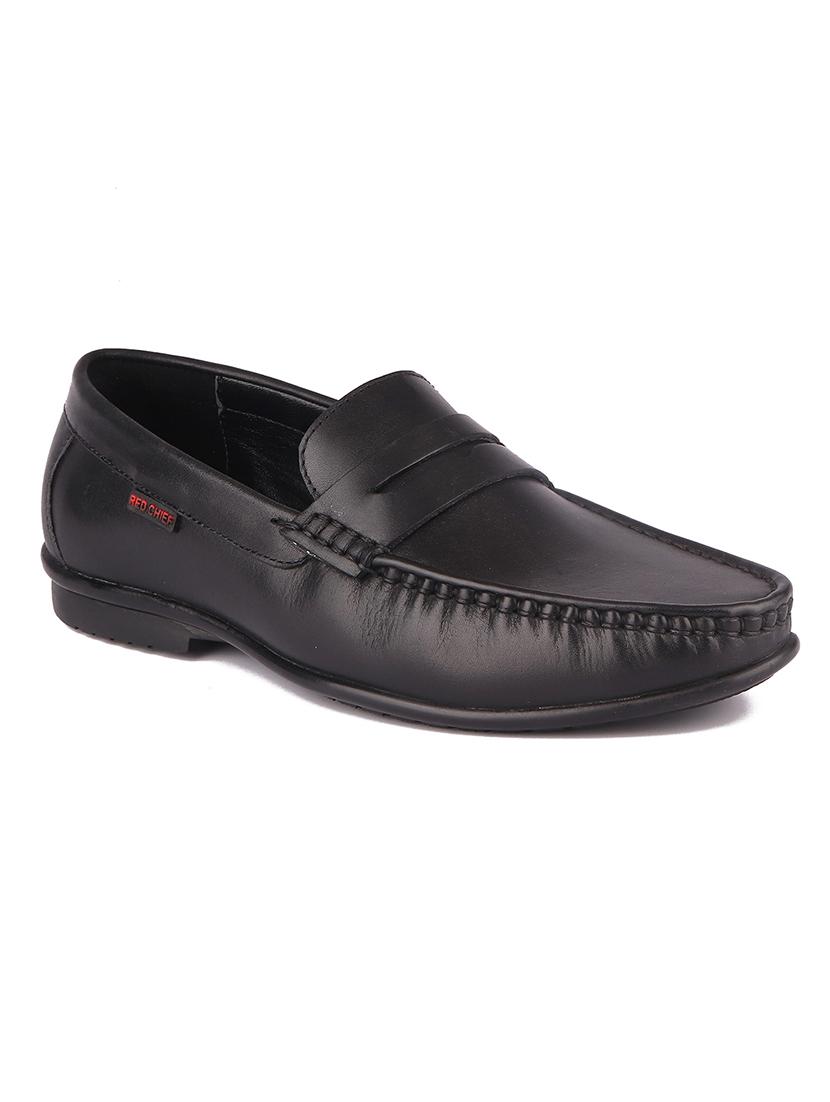 solid black slip on loafers - 21132798 - Zoom Image - 0