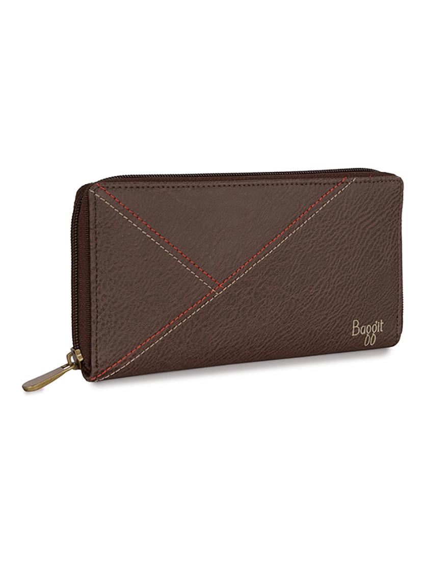 brown pvc wallet - 21132917 - Standard Image - 3