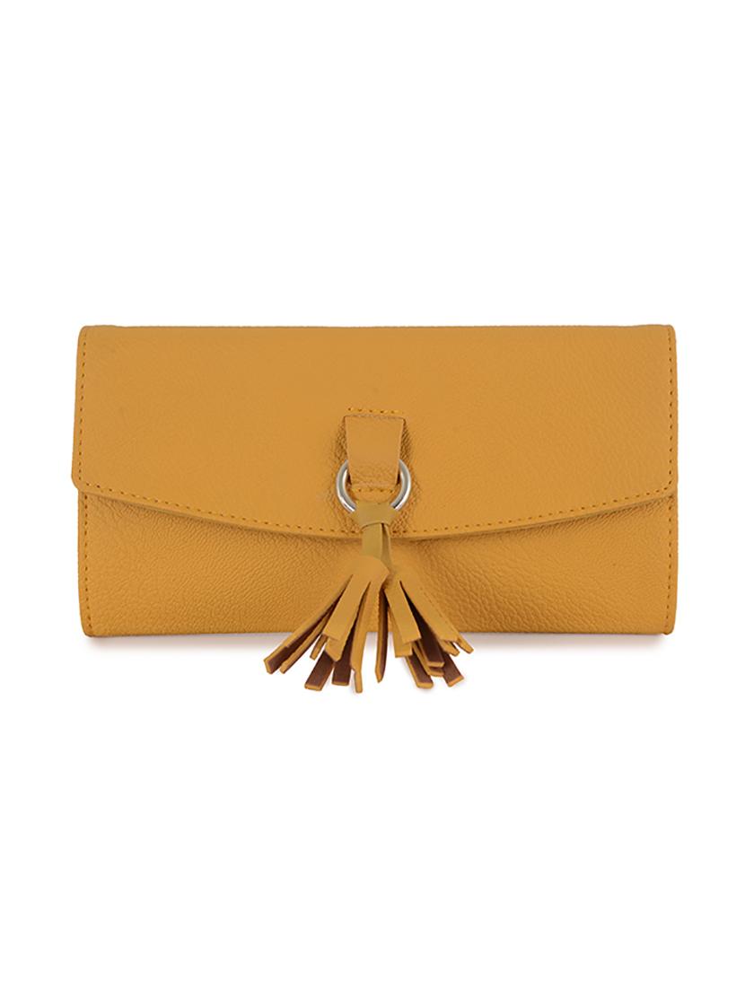 yellow pvc wallet - 21132918 - Zoom Image - 0