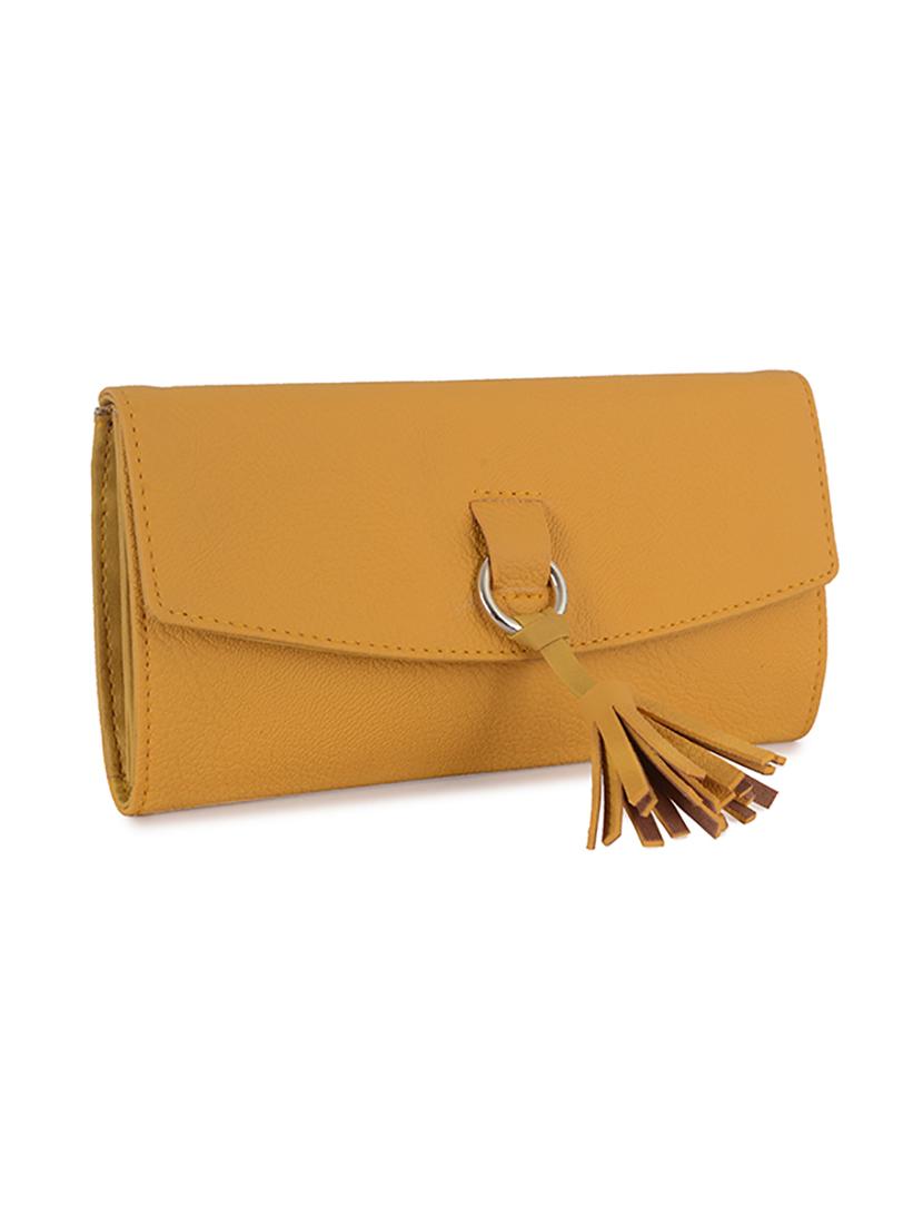 yellow pvc wallet - 21132918 - Standard Image - 3