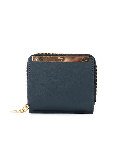 navy blue pvc wallet - 21132924 - Standard Image - 0