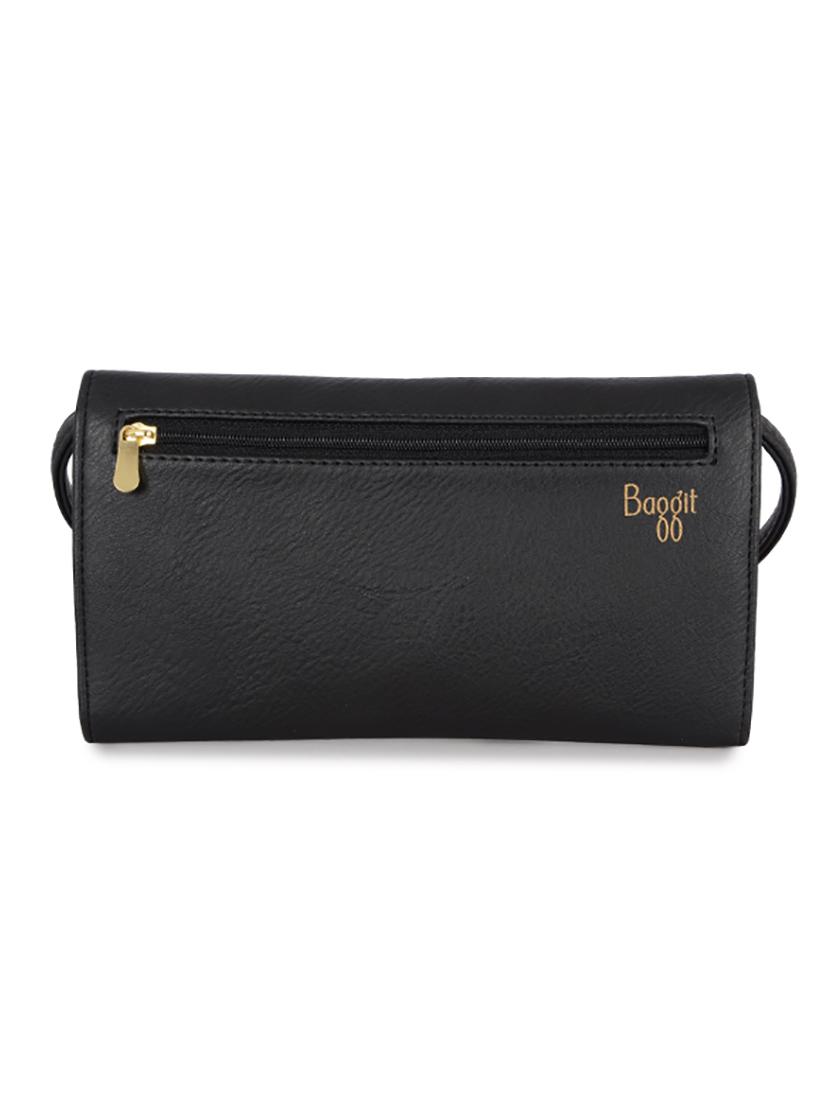 black pvc wallet - 21132927 -  Zoom Image - 0