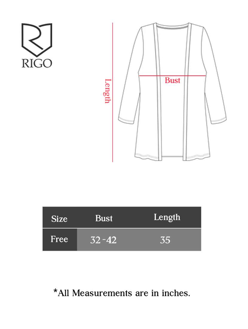 women solid long sleeves regular shrug - 21134111 -  Standard Image - 5