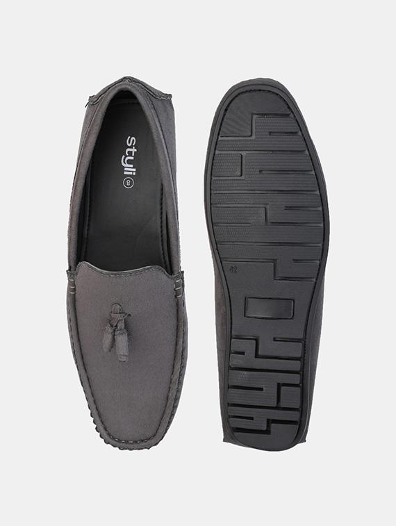 men slip on tassle detailing loafers - 21135318 - Standard Image - 5