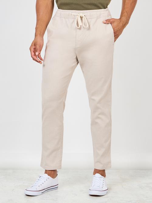 men mid rise cotton chinos - 21135403 - Standard Image - 0