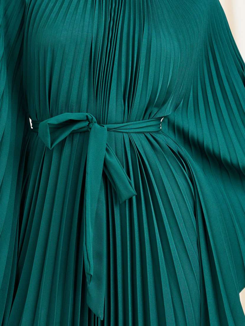 women bottle green solid kaftan dress - 21135493 -  Standard Image - 3