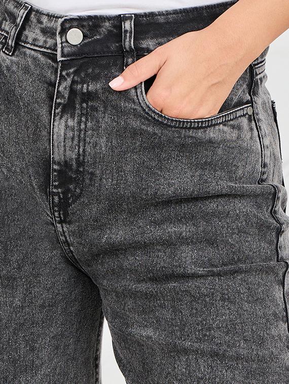 women solid mid rise high rise jean - 21135627 - Standard Image - 3