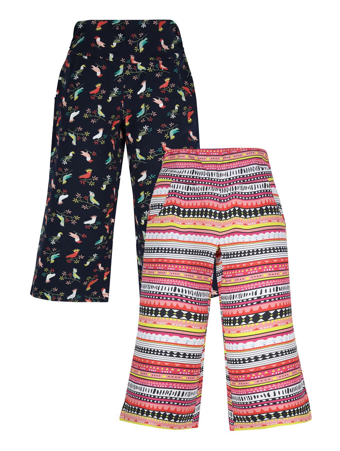 pack of 2 printed cotton palazzo