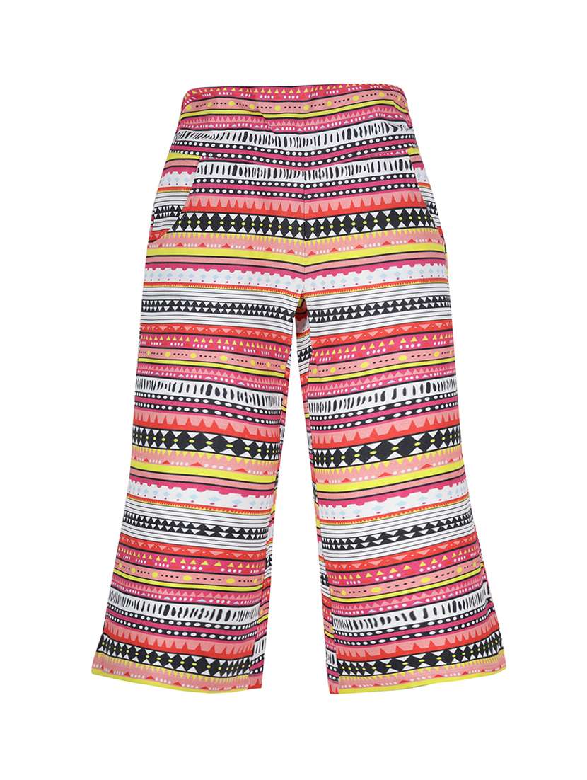 rust printed top & trouser set - 21135934 -  Standard Image - 5