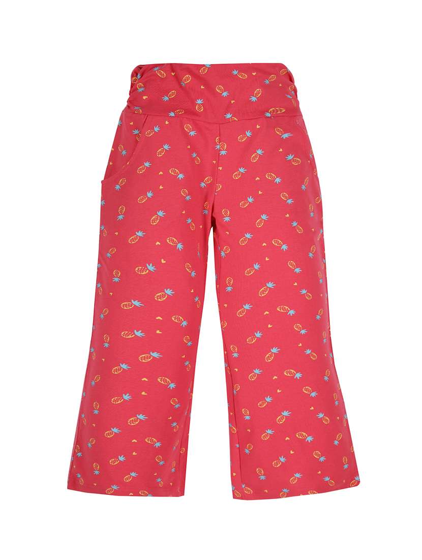 white printed top & trouser set - 21135936 -  Standard Image - 5