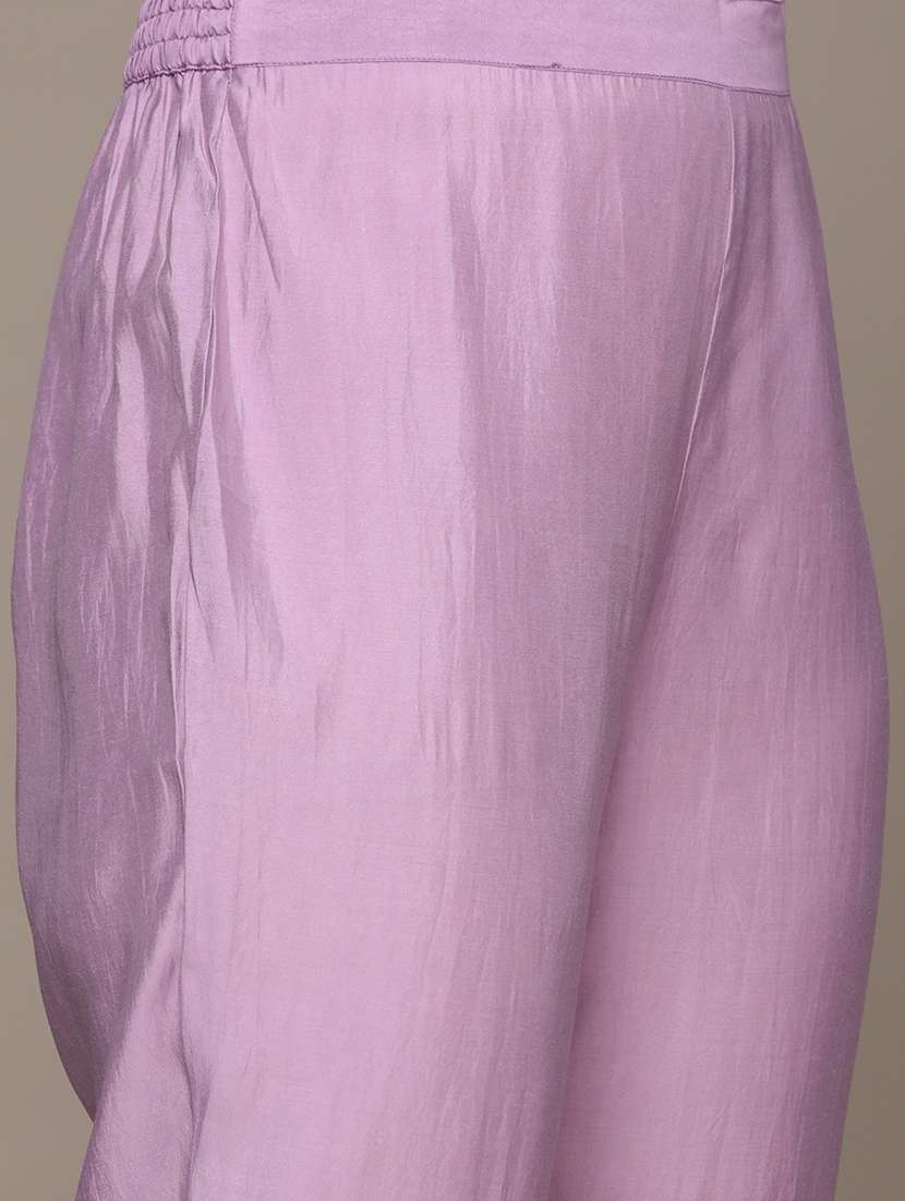 women mirror work kurta pant set - 21135990 -  Standard Image - 5