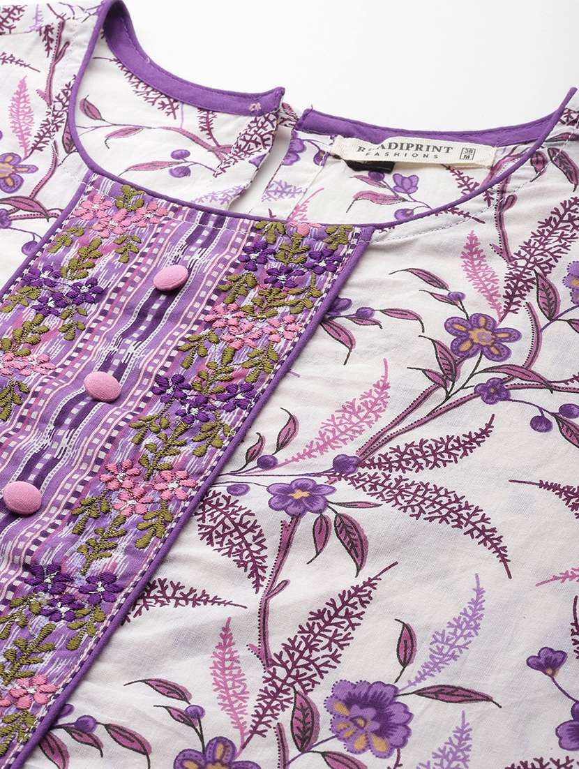 women three quarter sleeve kurta pant with dupatta set - 21136009 -  Standard Image - 8