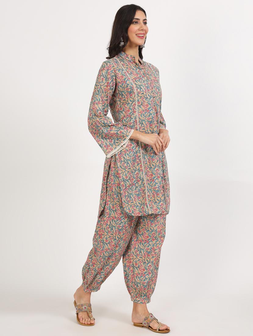 women printed kurta salwar set - 21136608 - Standard Image - 3