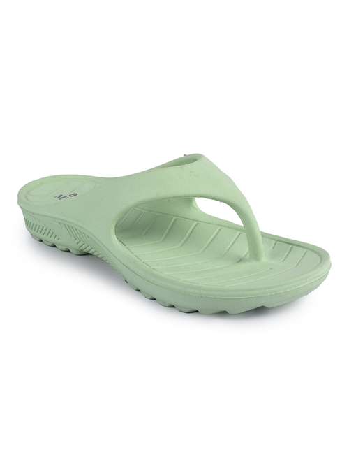solid green flip flop slippers - 21136642 -  Standard Image - 0