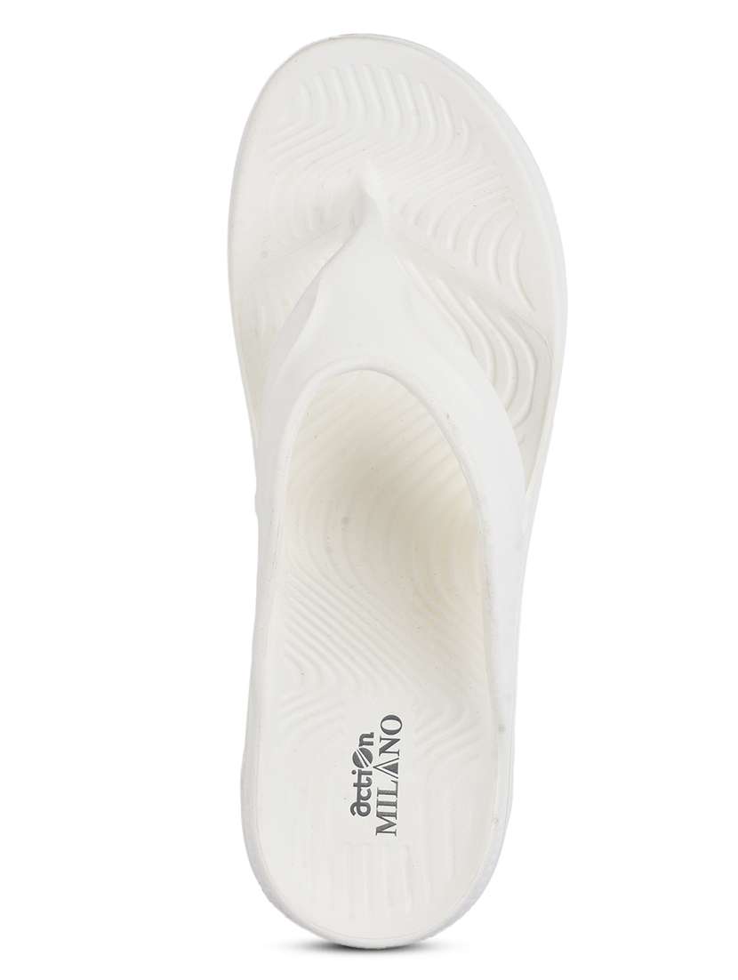 white eva slip on slippers - 21136699 -  Standard Image - 3