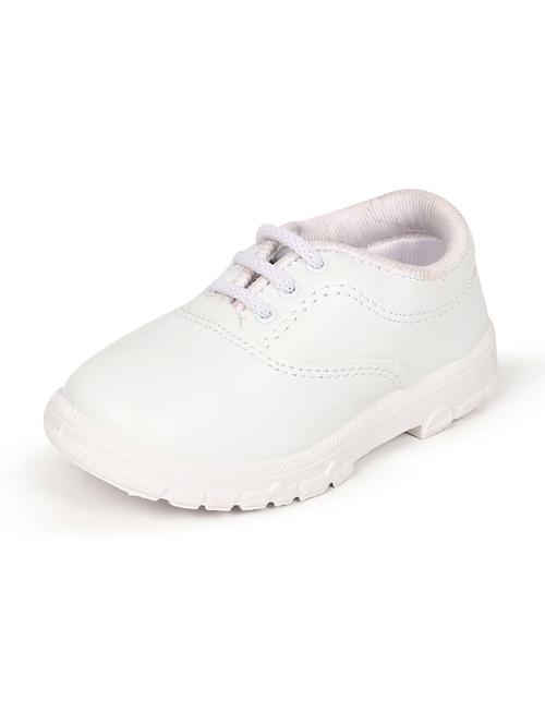 boys white solid shoes - 21136704 -  Standard Image - 0