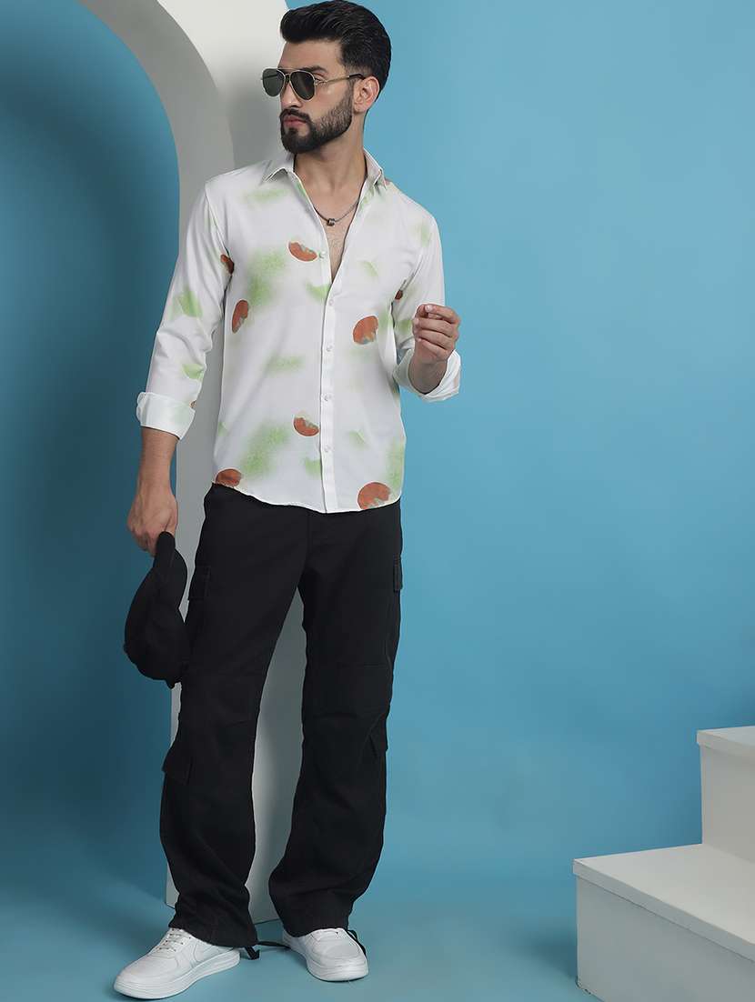 men printed casual shirt - 21137867 -  Standard Image - 3