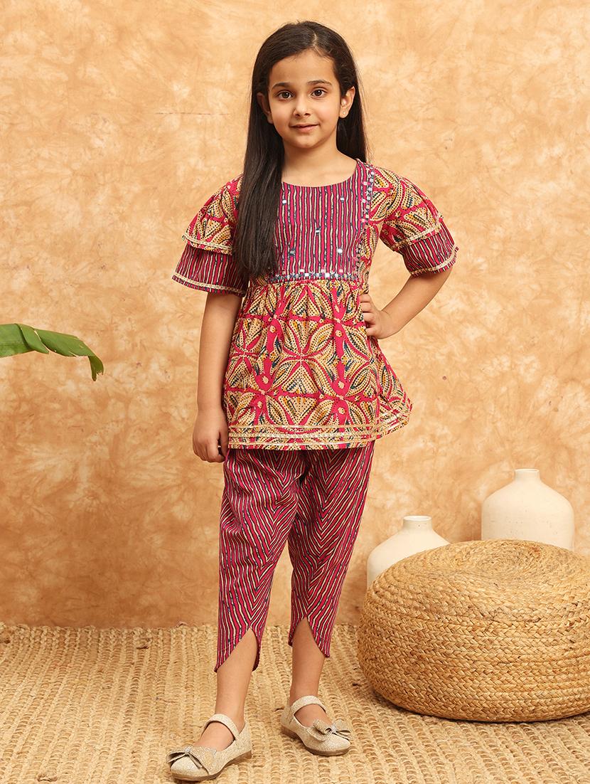 girls printed suit set - 21138280 -  Zoom Image - 0