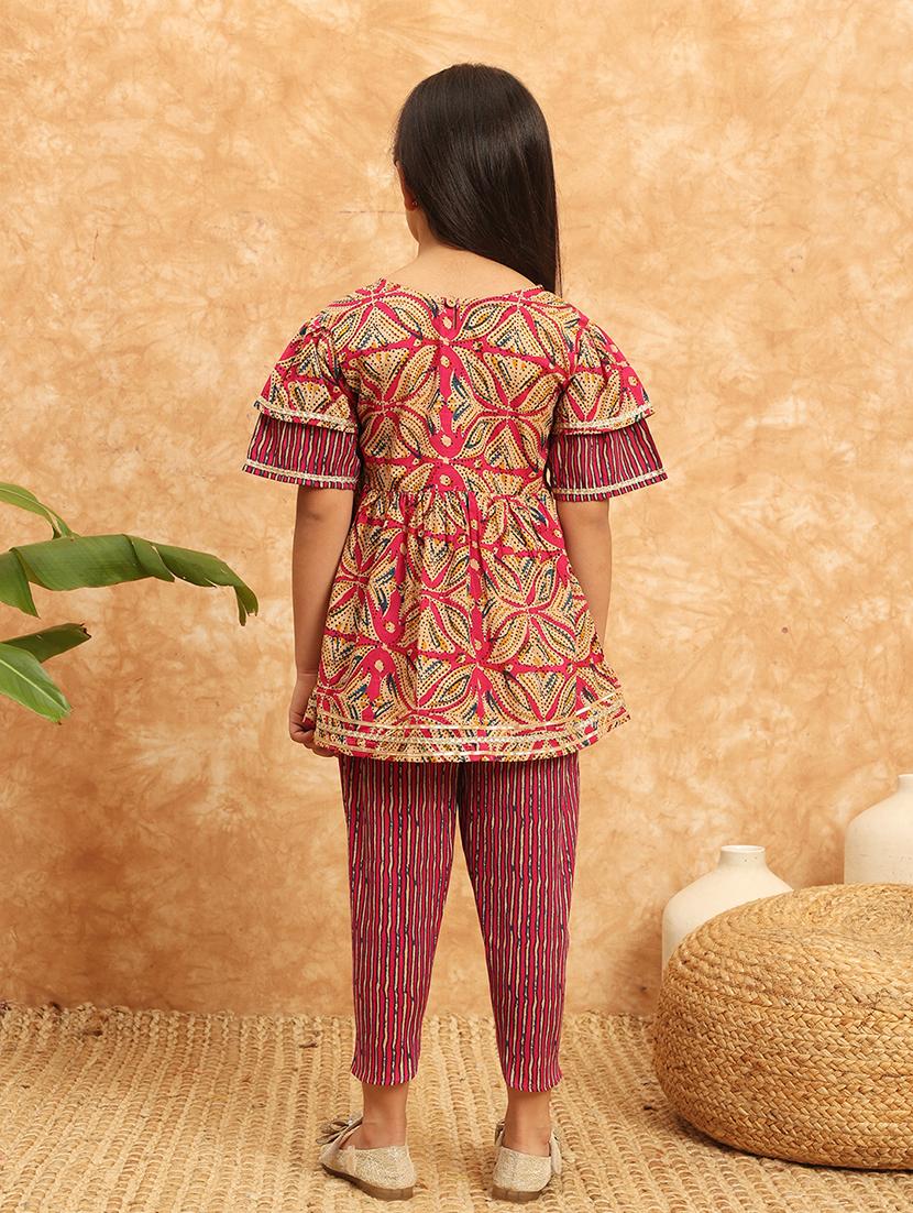 girls printed suit set - 21138280 - Standard Image - 3