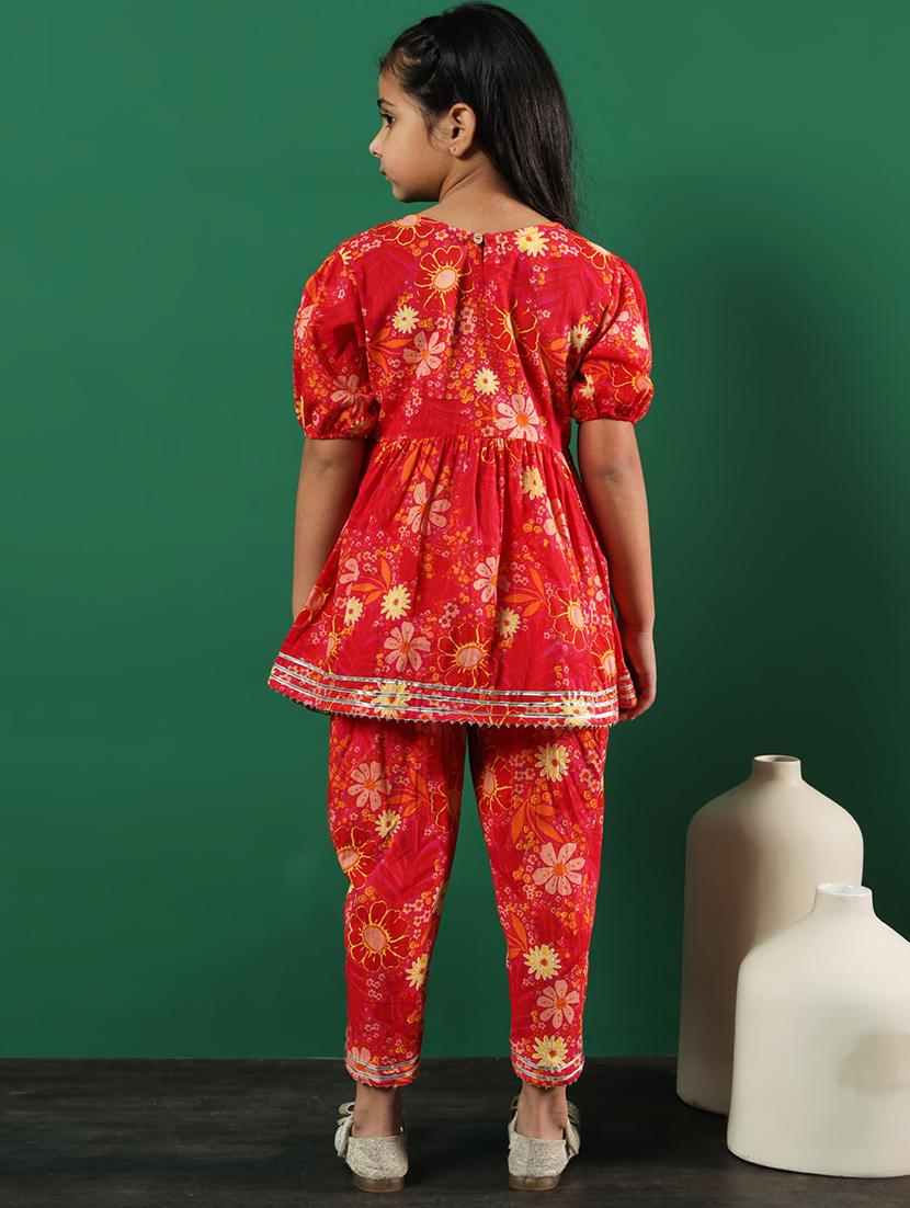girls printed suit set - 21138298 - Standard Image - 3
