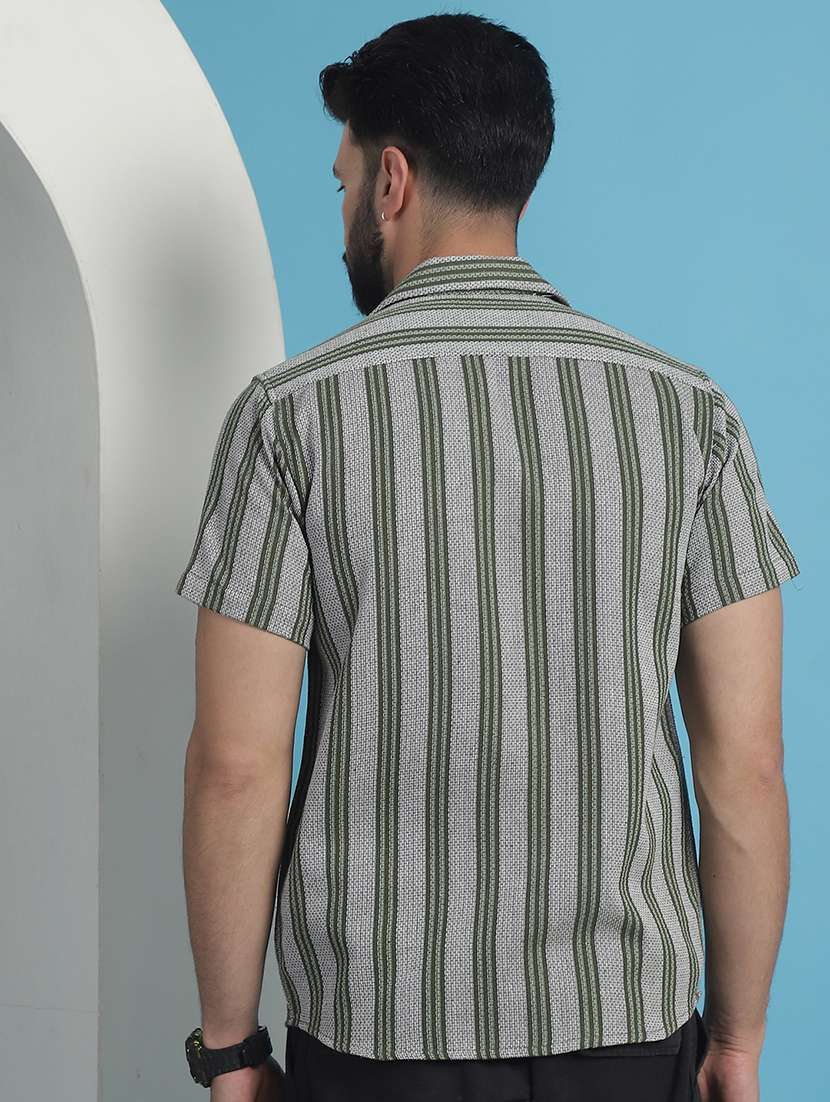 men striped casual shirt - 21139350 -  Standard Image - 3