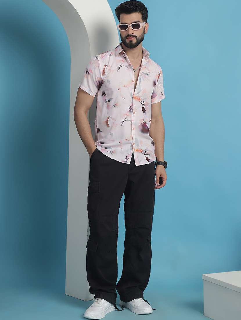 men collared short sleeves casual shirt - 21139359 -  Standard Image - 3