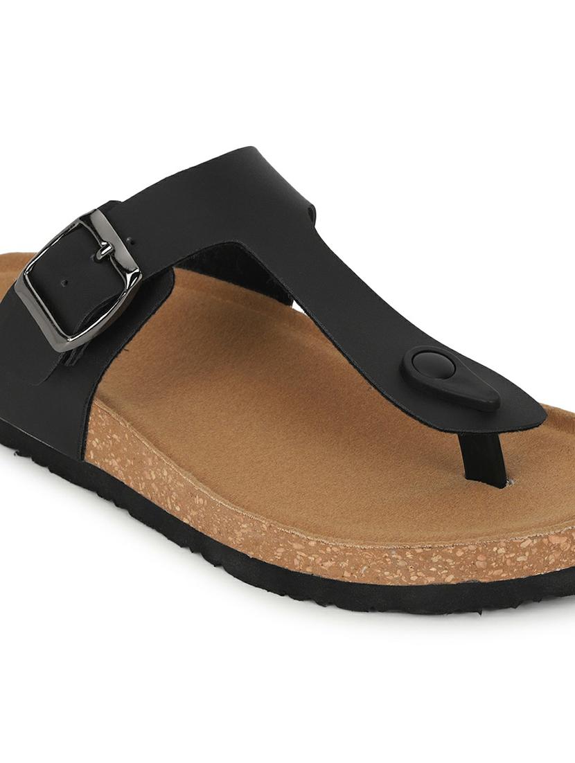 women black slides flip flop - 21140072 - Standard Image - 5