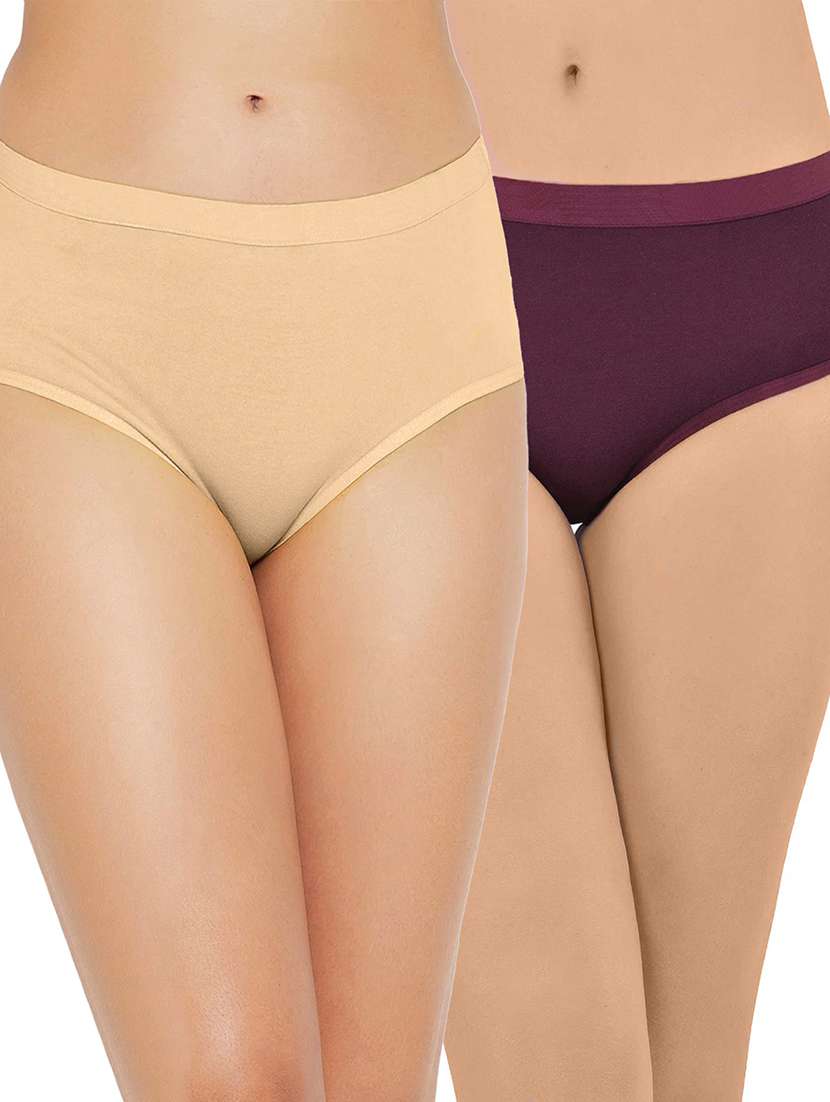 multi colored cotton blend hipster panty